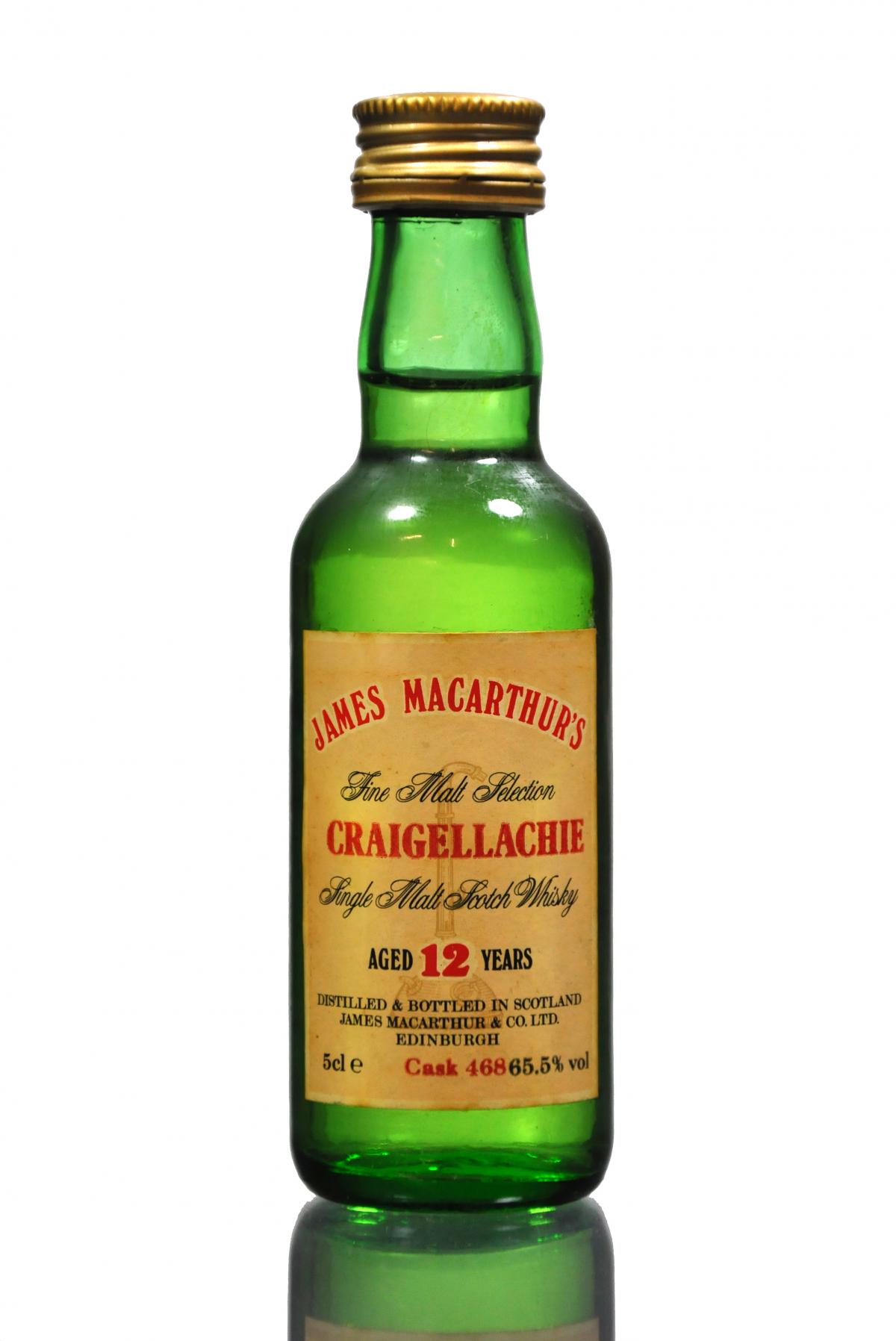 Craigellachie 12 Year Old - James MacArthurs Miniature