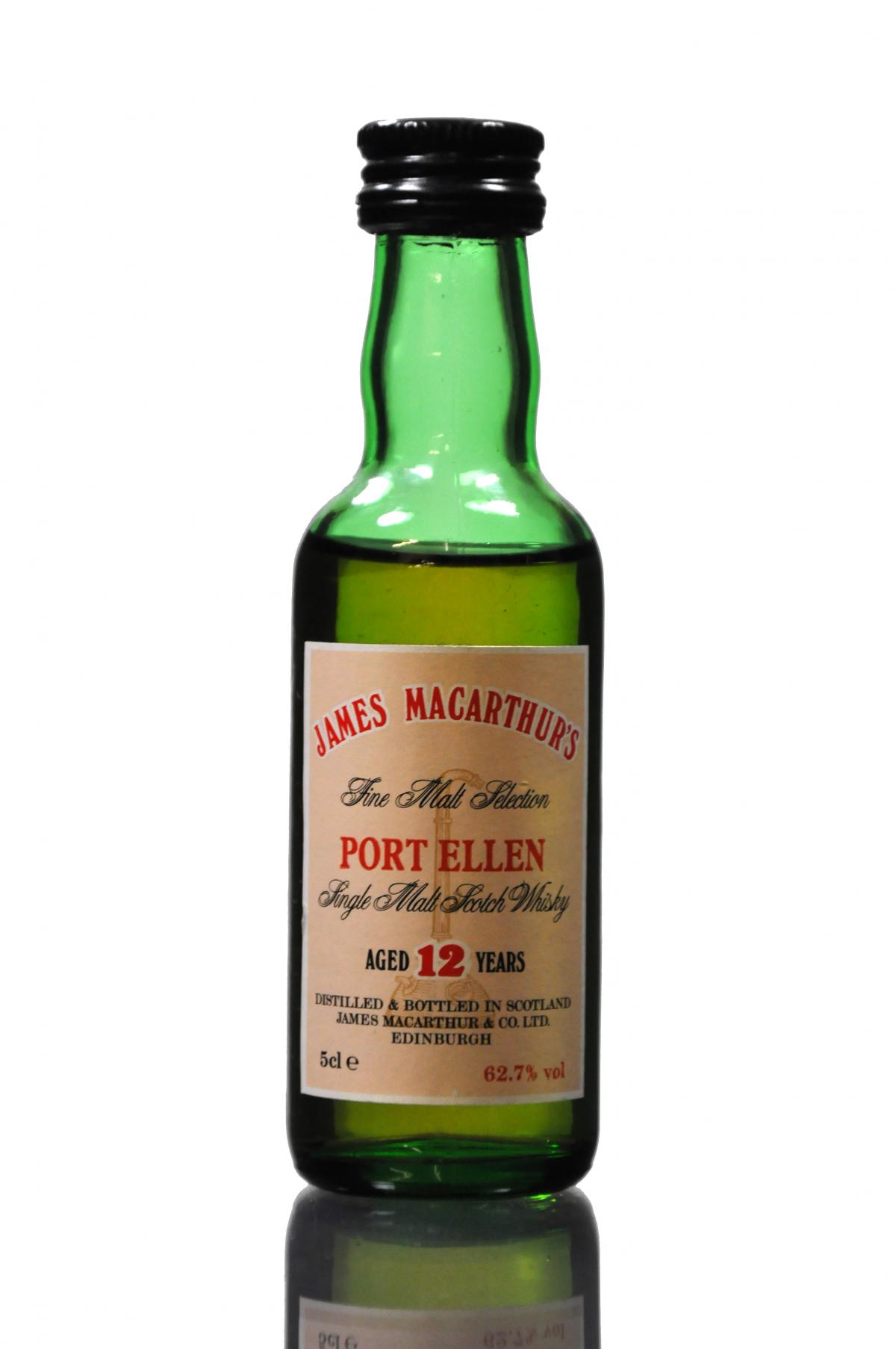 Port Ellen 12 Year Old - James MacArthur Miniature