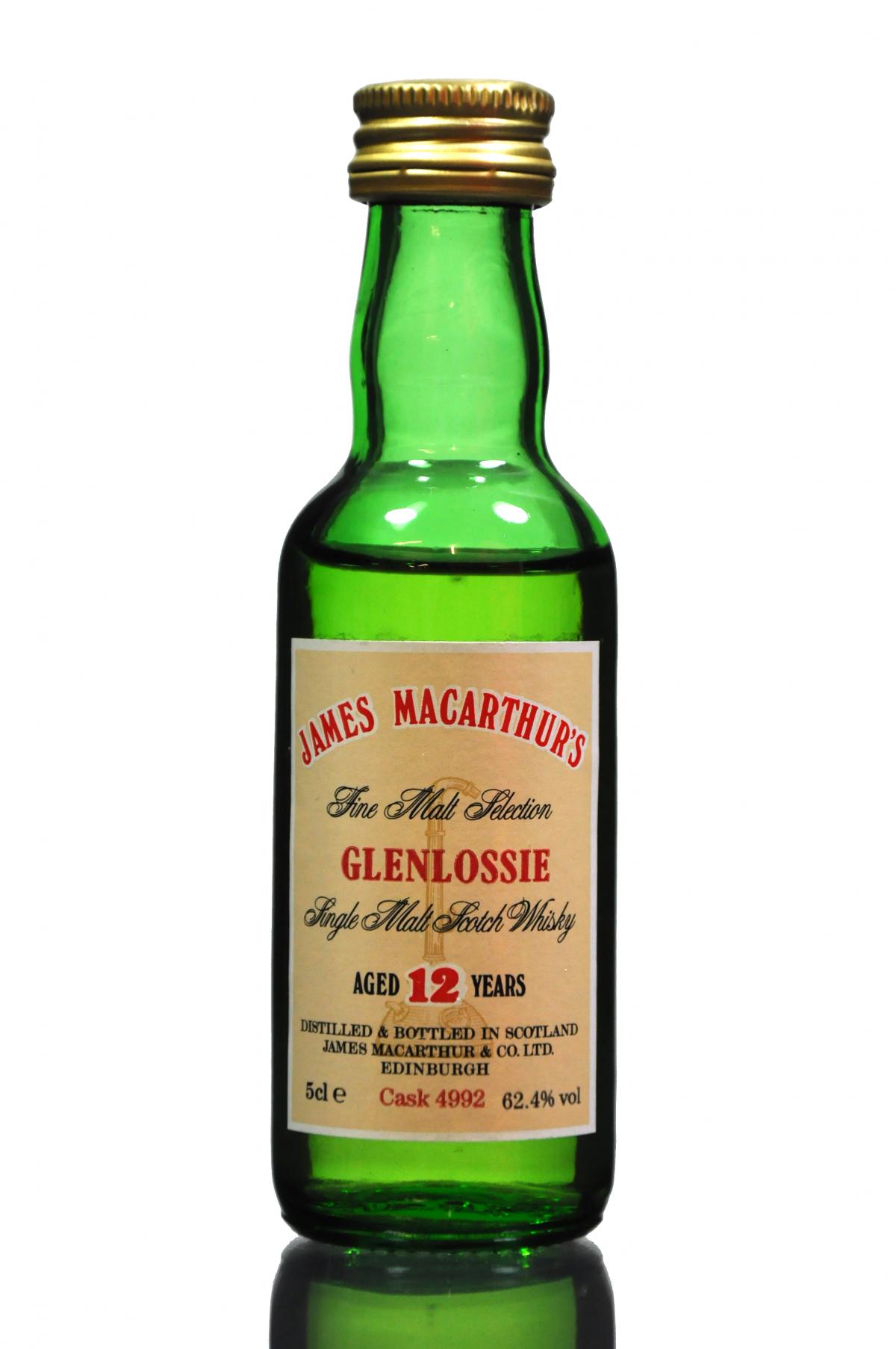 Glenlossie 12 Year Old - James MacArthurs Miniature