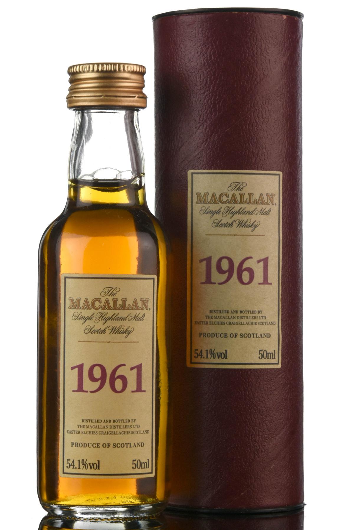 Macallan 1961 Miniature