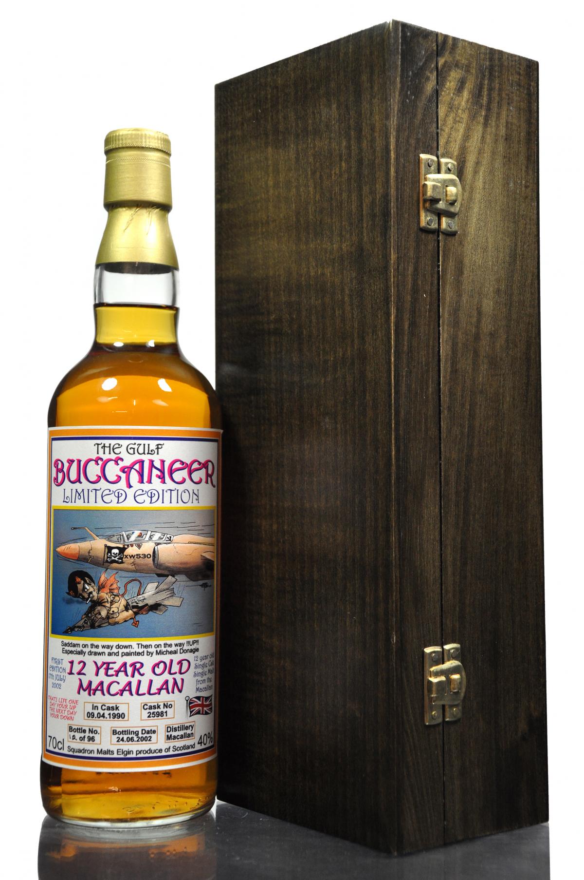 Macallan 1990-2002 - 12 Year Old - Buccaneer - 96 Bottles