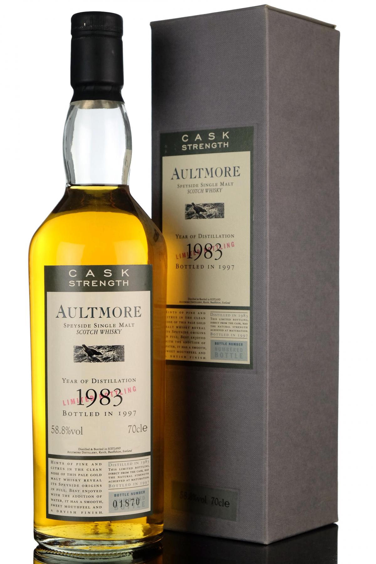Aultmore 1983-1997 - Flora & Fauna - Cask Strength