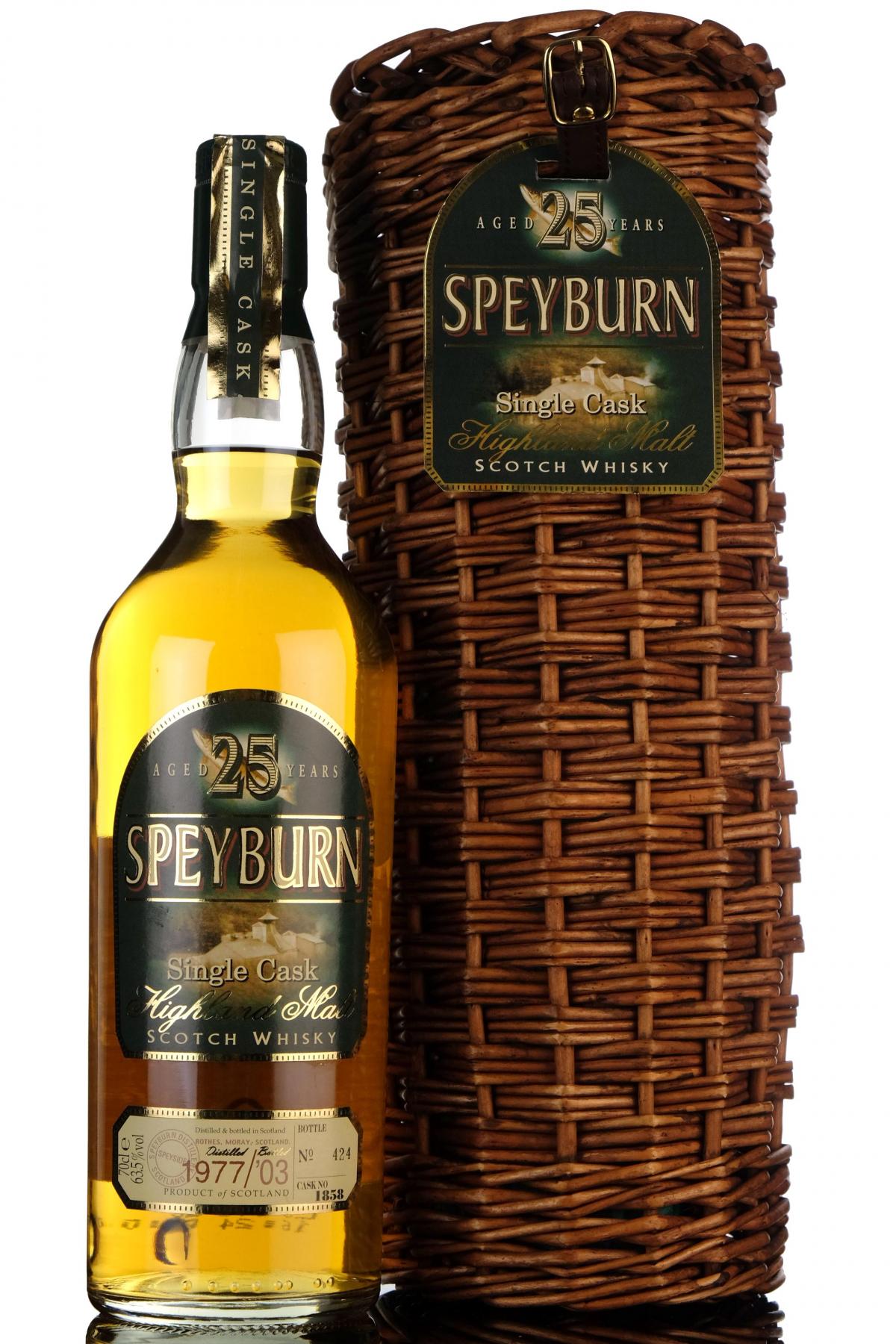 Speyburn 1977-2003 - 25 Year Old
