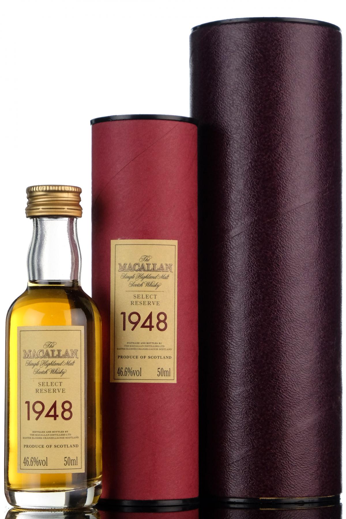 Macallan 1948 - Select Reserve Miniature