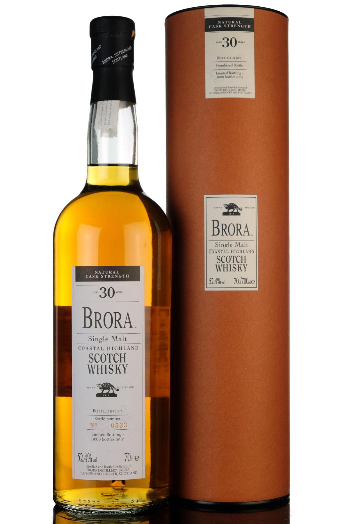 Brora 30 Year Old - Bottled 2002