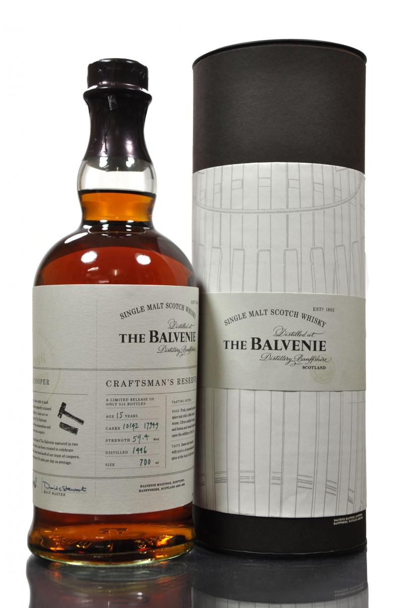 Balvenie 1996-2012 - 15 Year Old -  Craftsman's Reserve No1 The Cooper - Casks 10142-17949