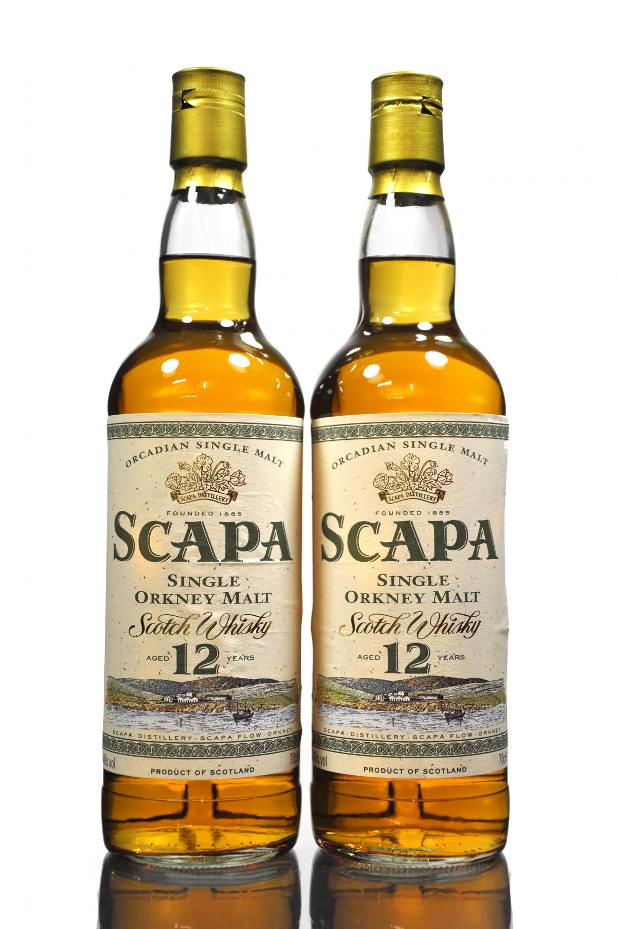 2 x Scapa 12 Year Old - 1990s