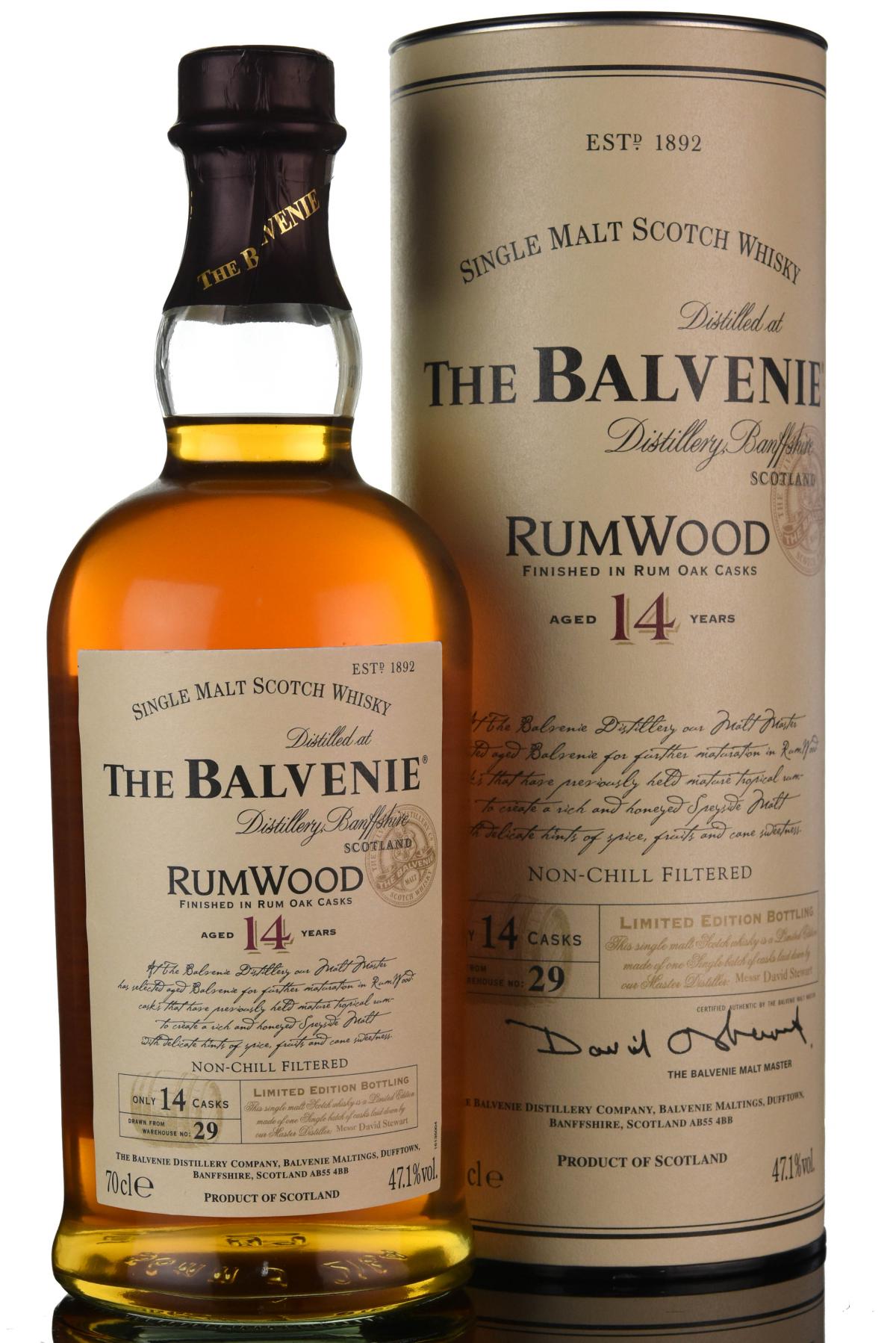 Balvenie 14 Year Old - Rum Wood
