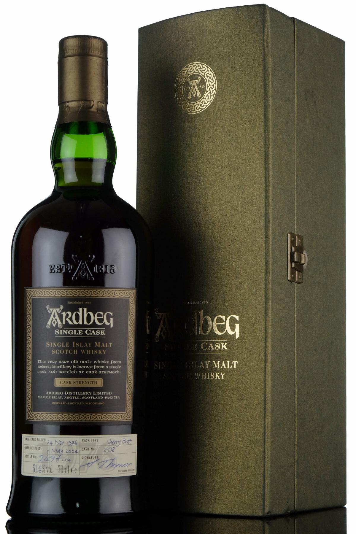 Ardbeg 1976-2004 - Single Cask 2398