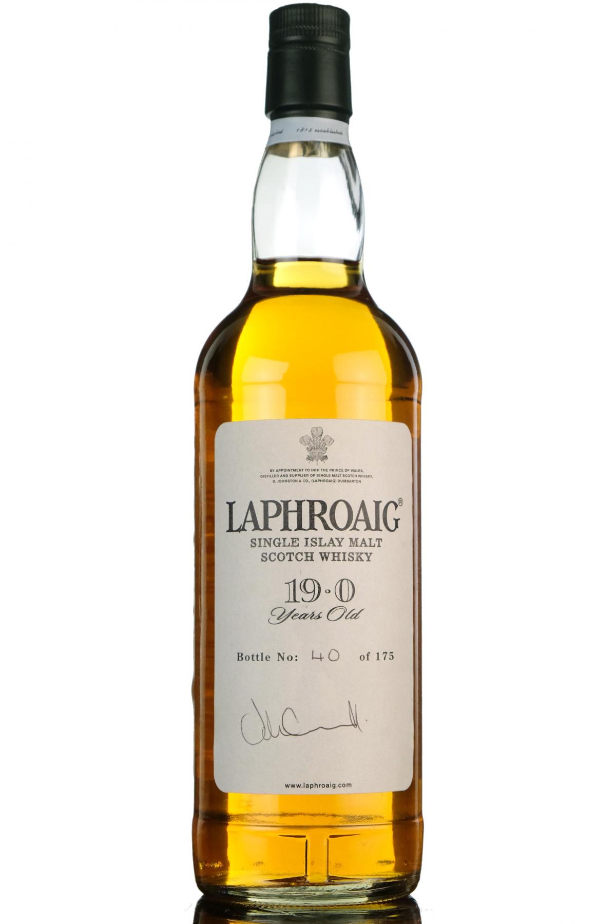 Laphroaig 19.0 - 19 Year Old - 190th Anniversary