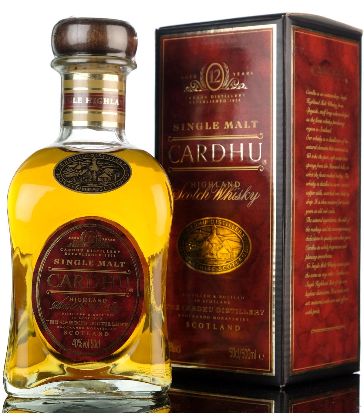 Cardhu 12 Year Old - 50cl