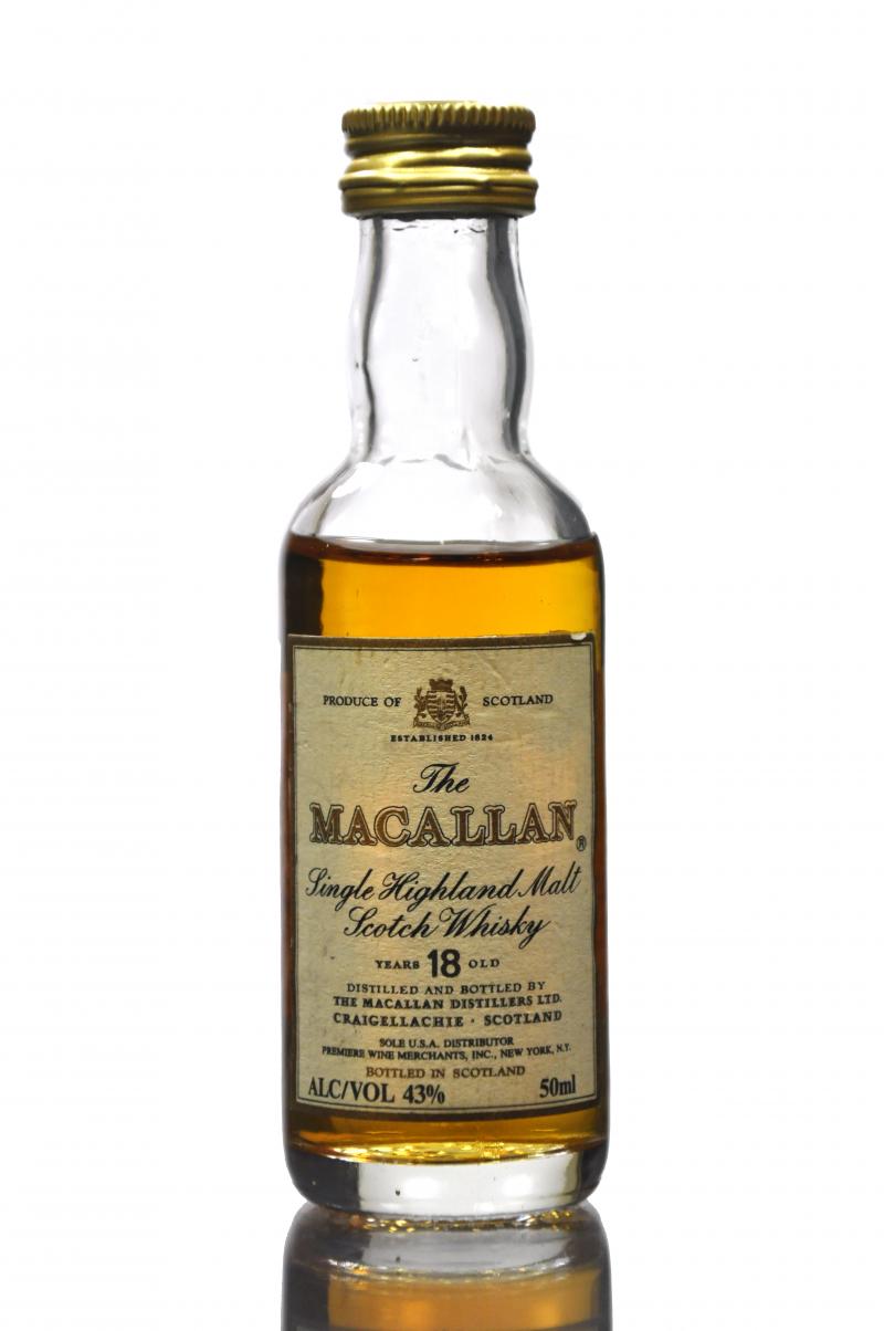 Macallan 18 Year Old Miniature