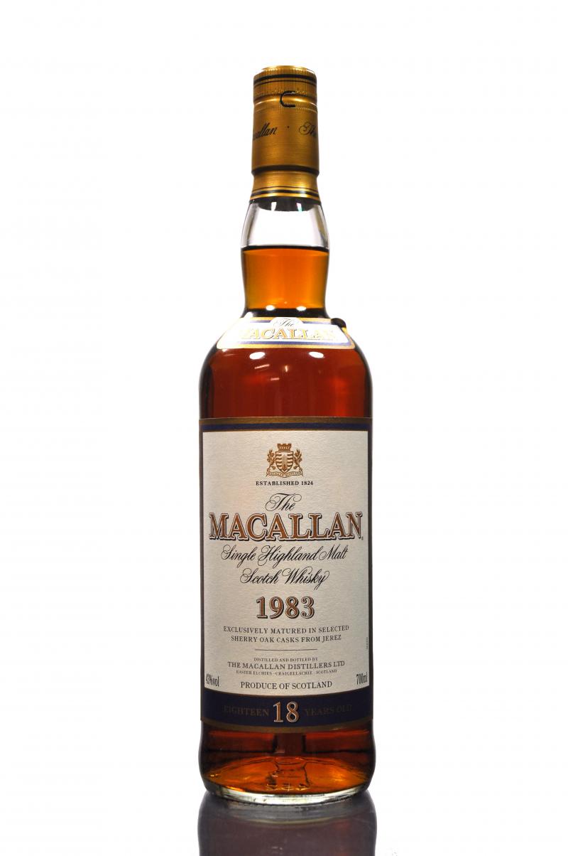 Macallan 1983 - 18 Year Old - Sherry Cask