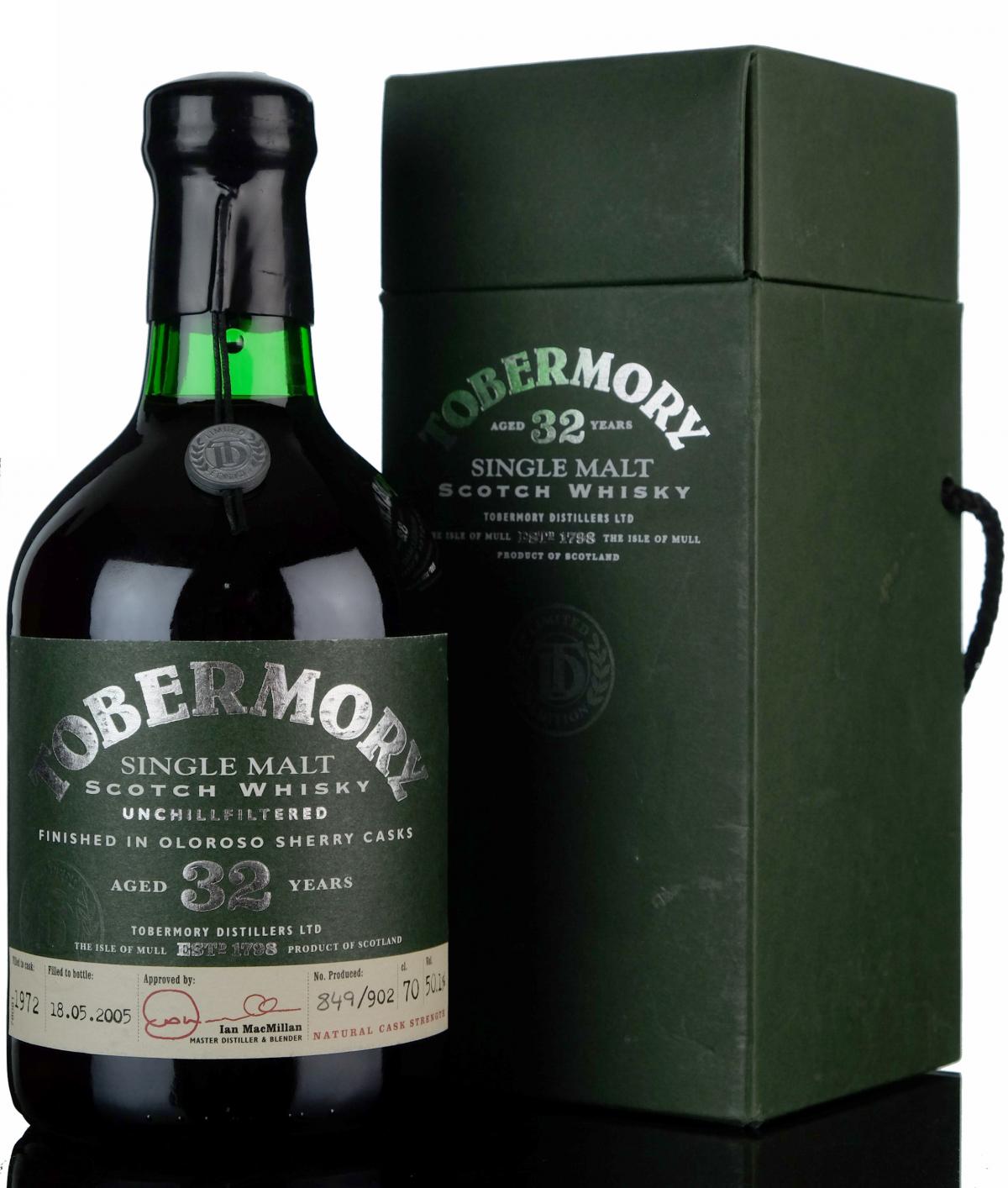 Tobermory 1972-2005 - 32 Year Old