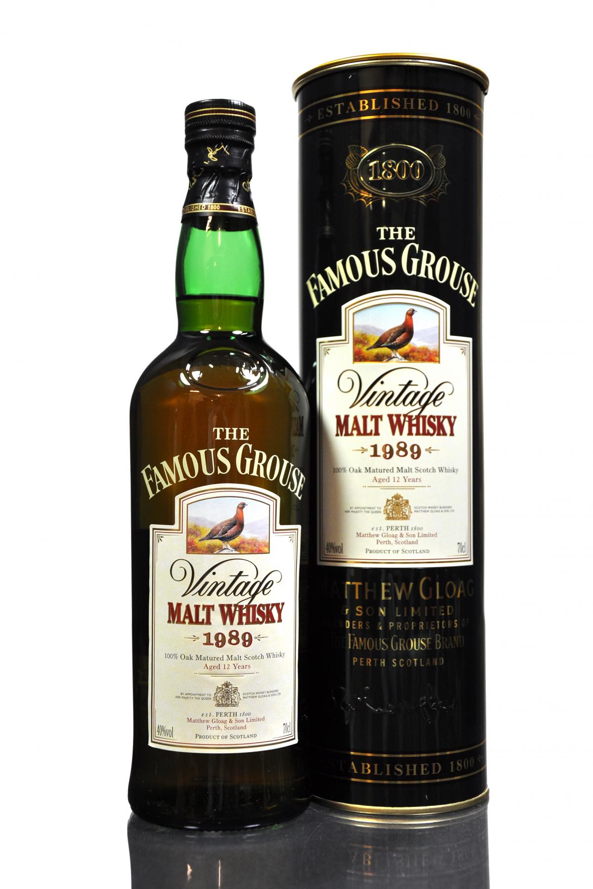 Famous Grouse 1989 - 12 Year Old