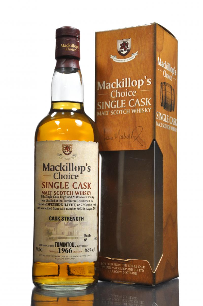 Tomintoul 1966-2001 - Mackillops Choice