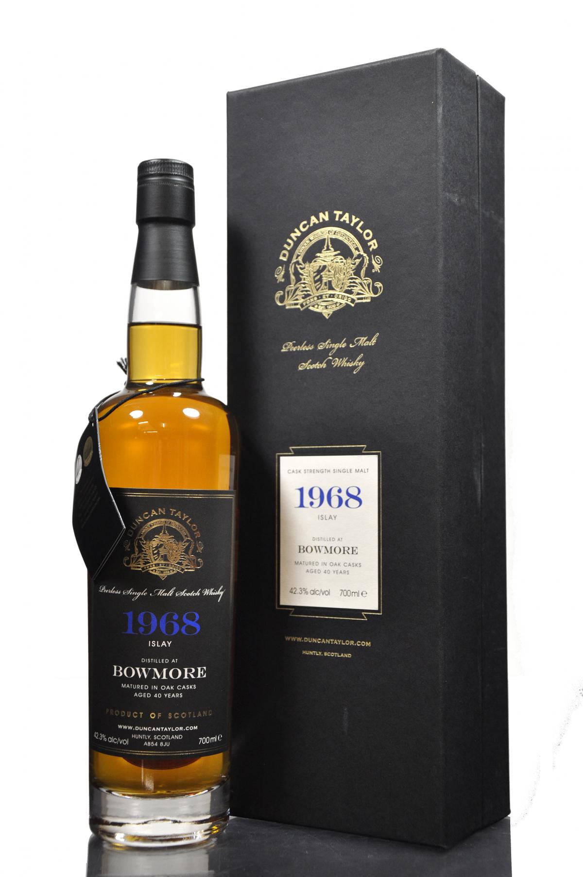 Bowmore 1968-2008 - 40 Year Old - Duncan Taylor