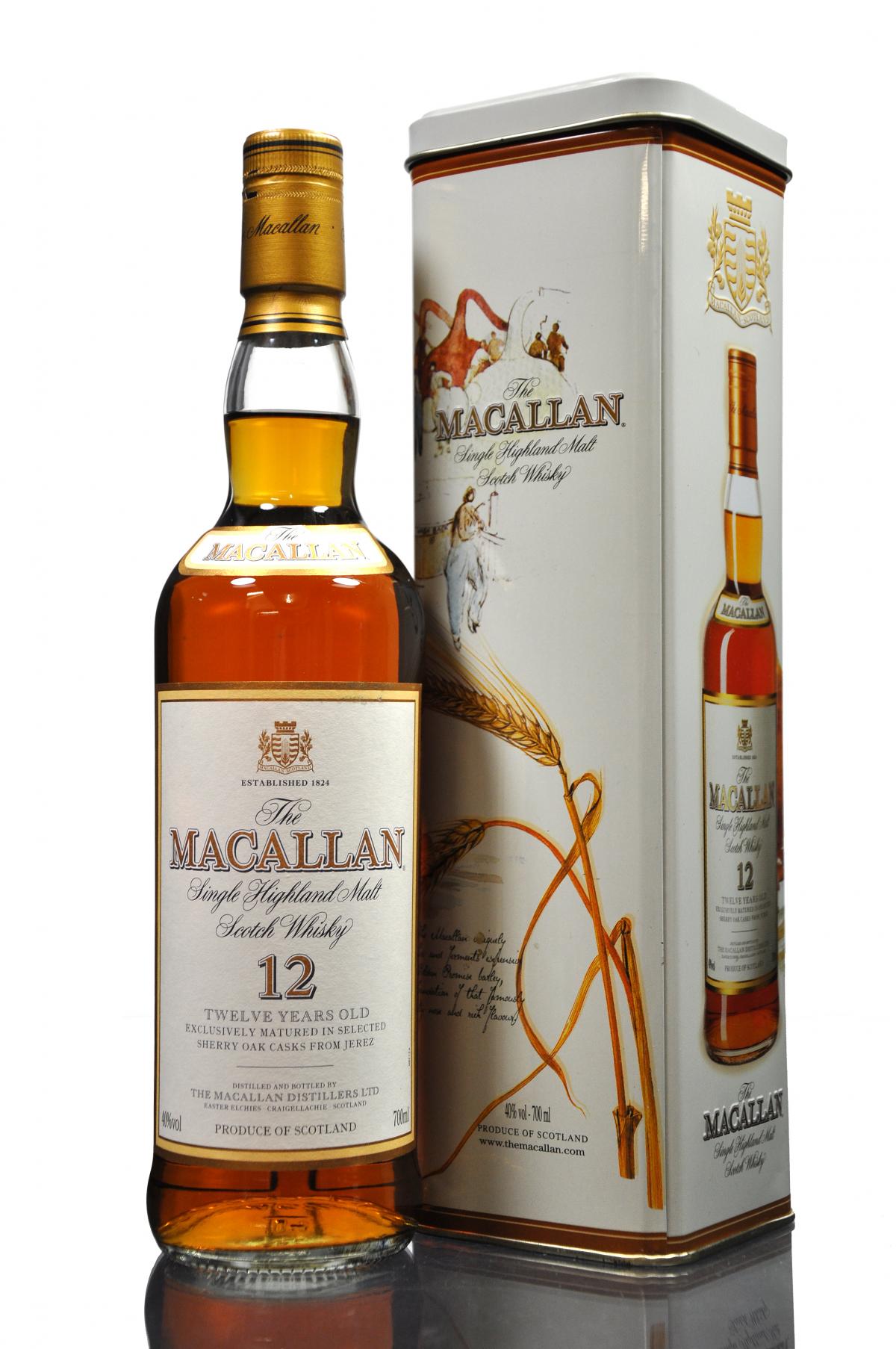 Macallan 12 Year Old - Sherry Cask - 1990s