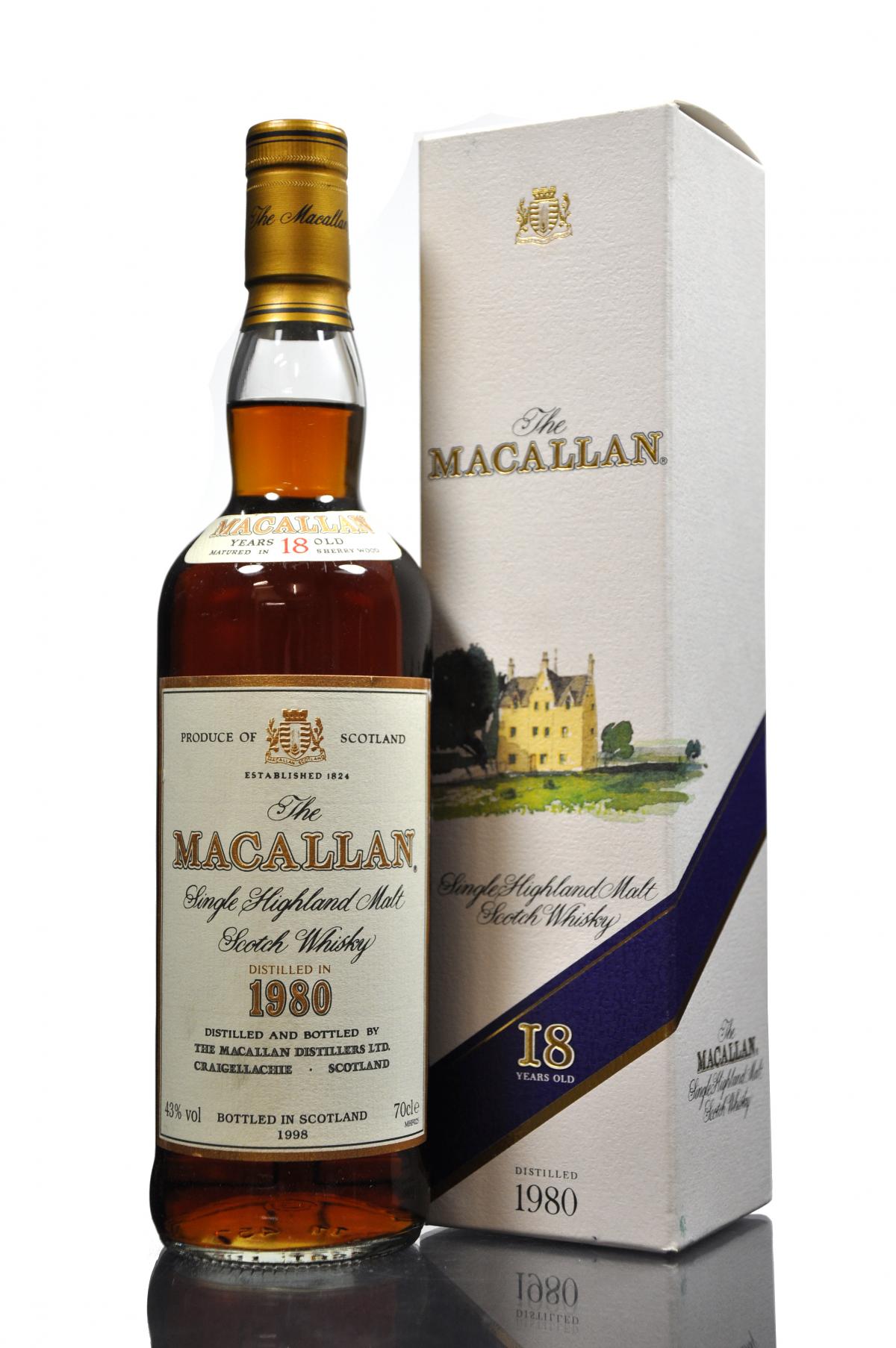 Macallan 1980-1998 - 18 Year Old - Sherry Cask