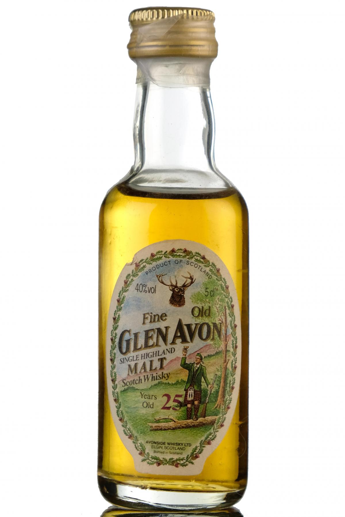 Glen Avon 25 Year Old Miniature