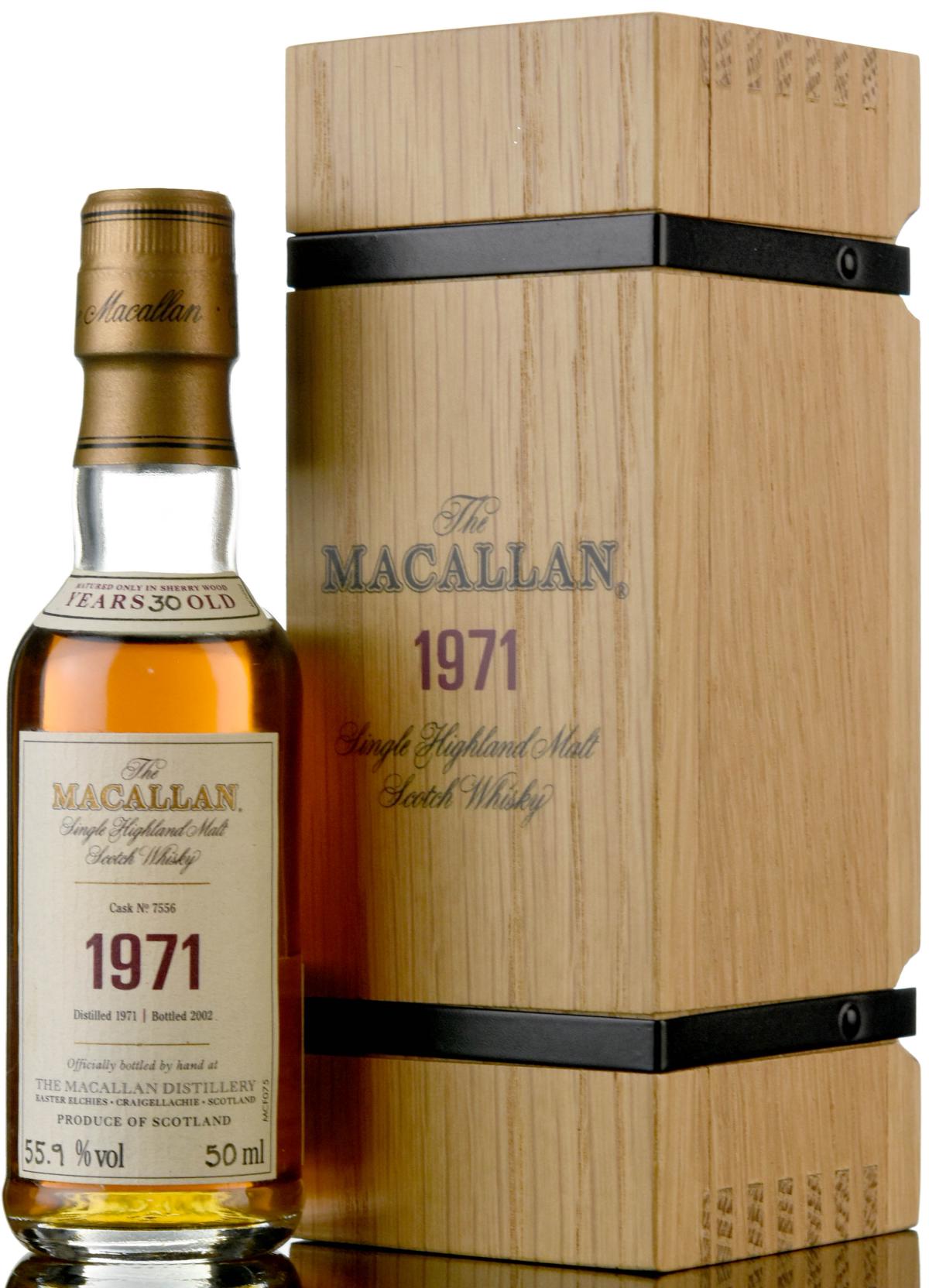 Macallan 1971-2002 - 30 Year Old - Fine & Rare Miniature