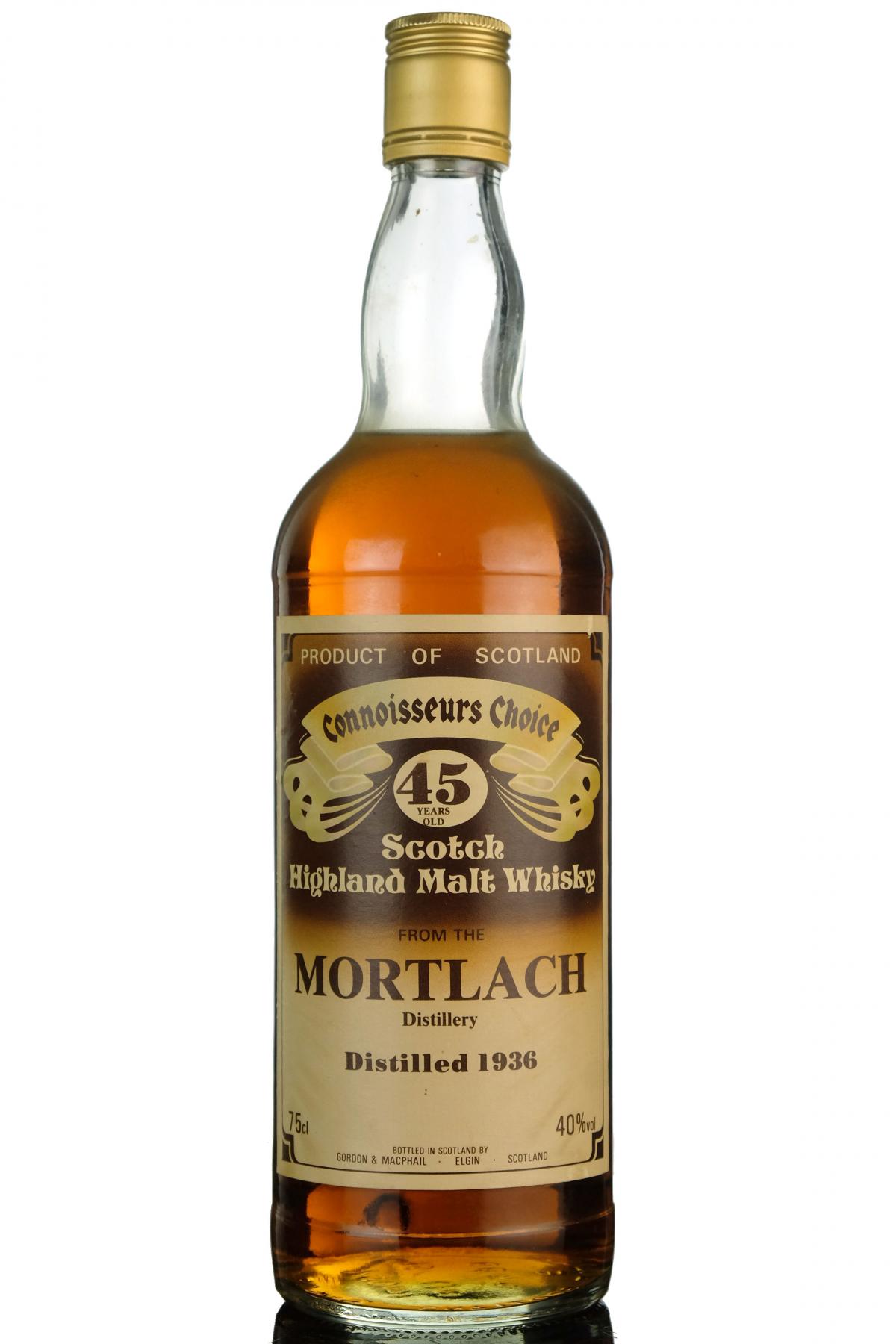 Mortlach 1936 - 45 Year Old - Connoisseurs Choice