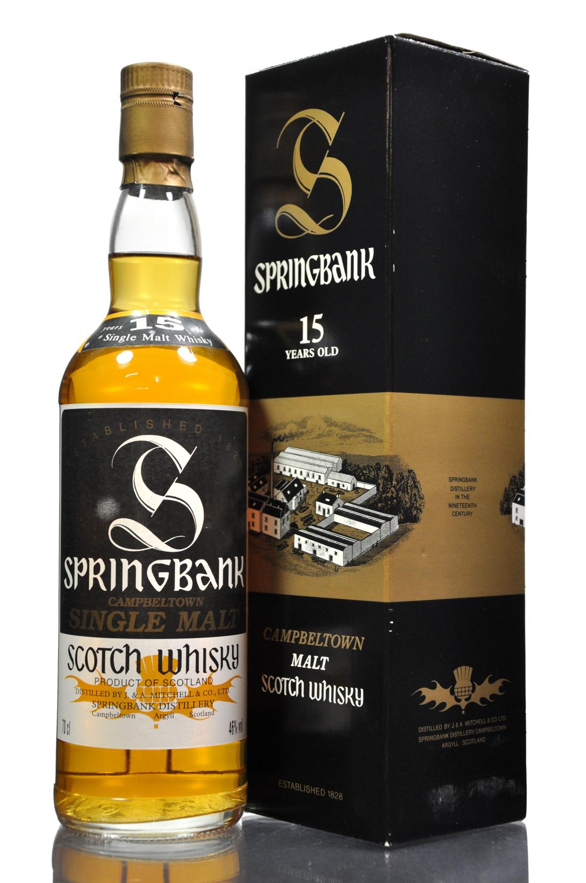 Springbank 15 Year Old - Early 1990s