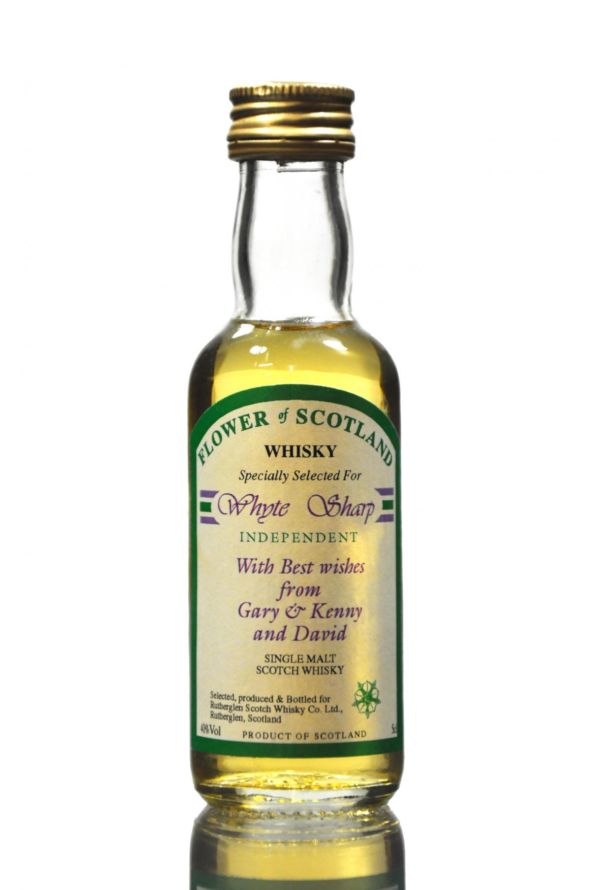 Flower Of Scotland Specially Selected For Whyte Sharp Miniature