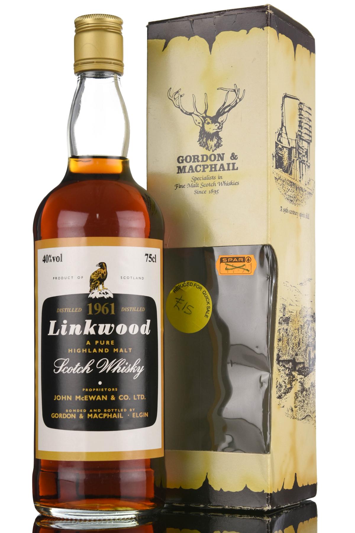 Linkwood 1961 - Gordon & MacPhail