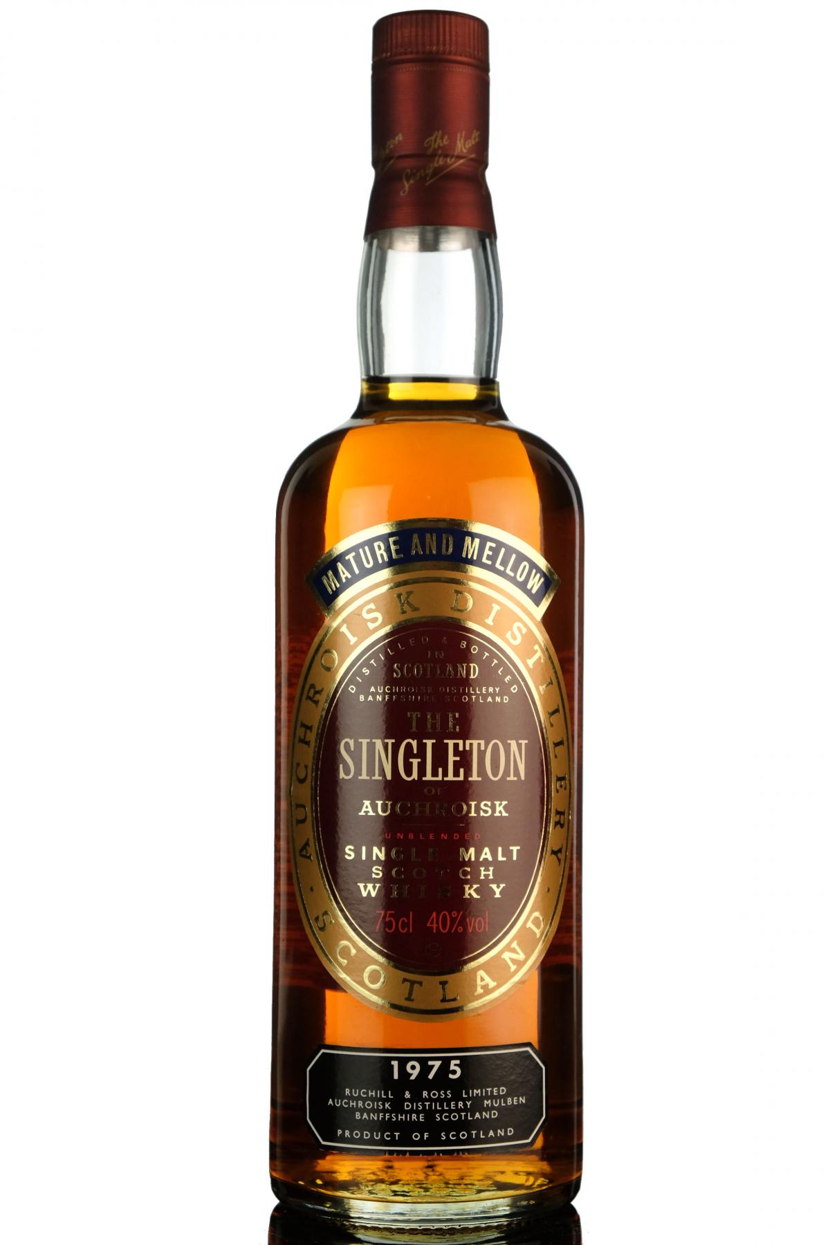 Singleton Of Auchroisk 1975