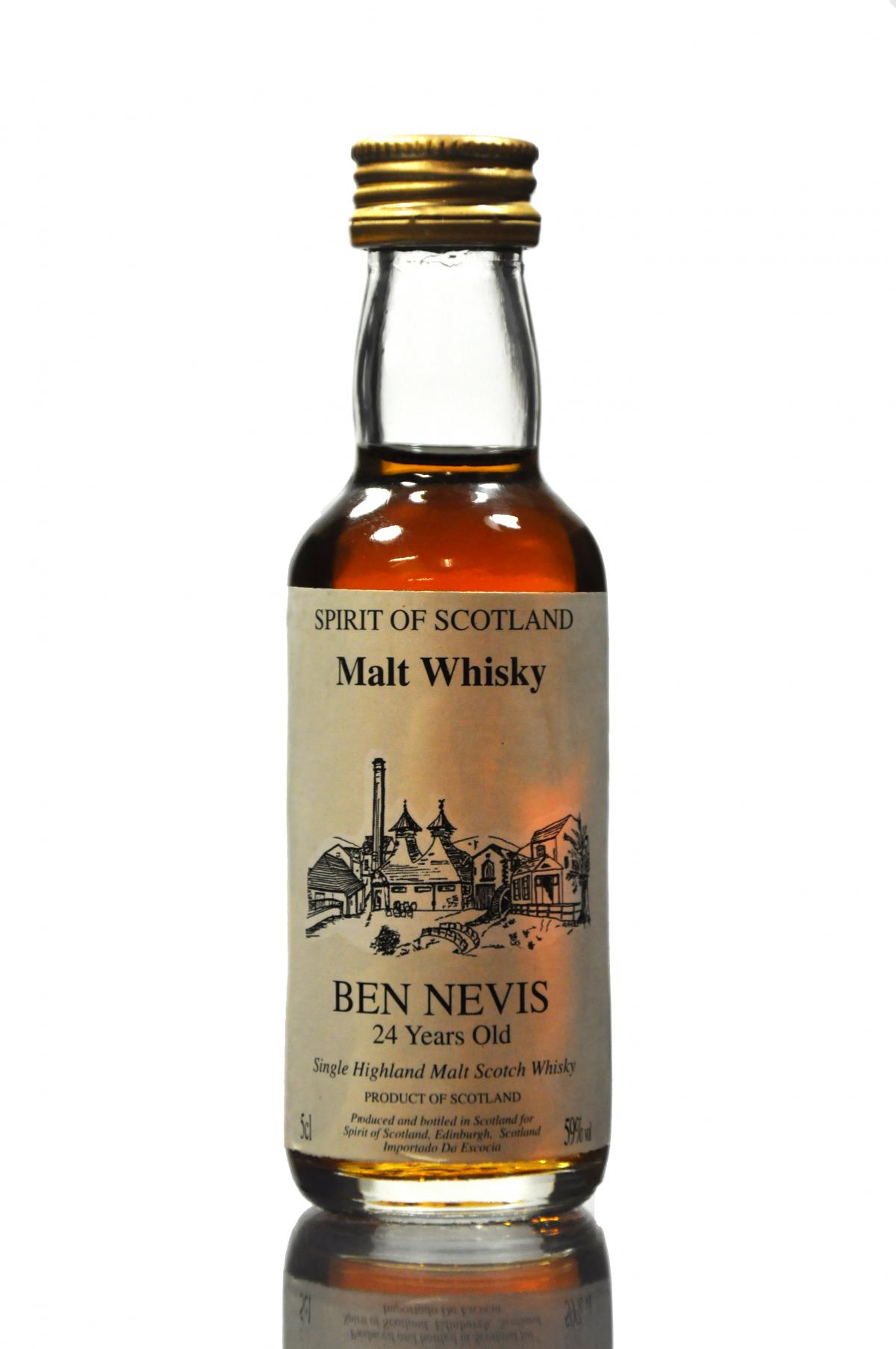Ben Nevis 24 Year Old - Spirit Of Scotland Miniature