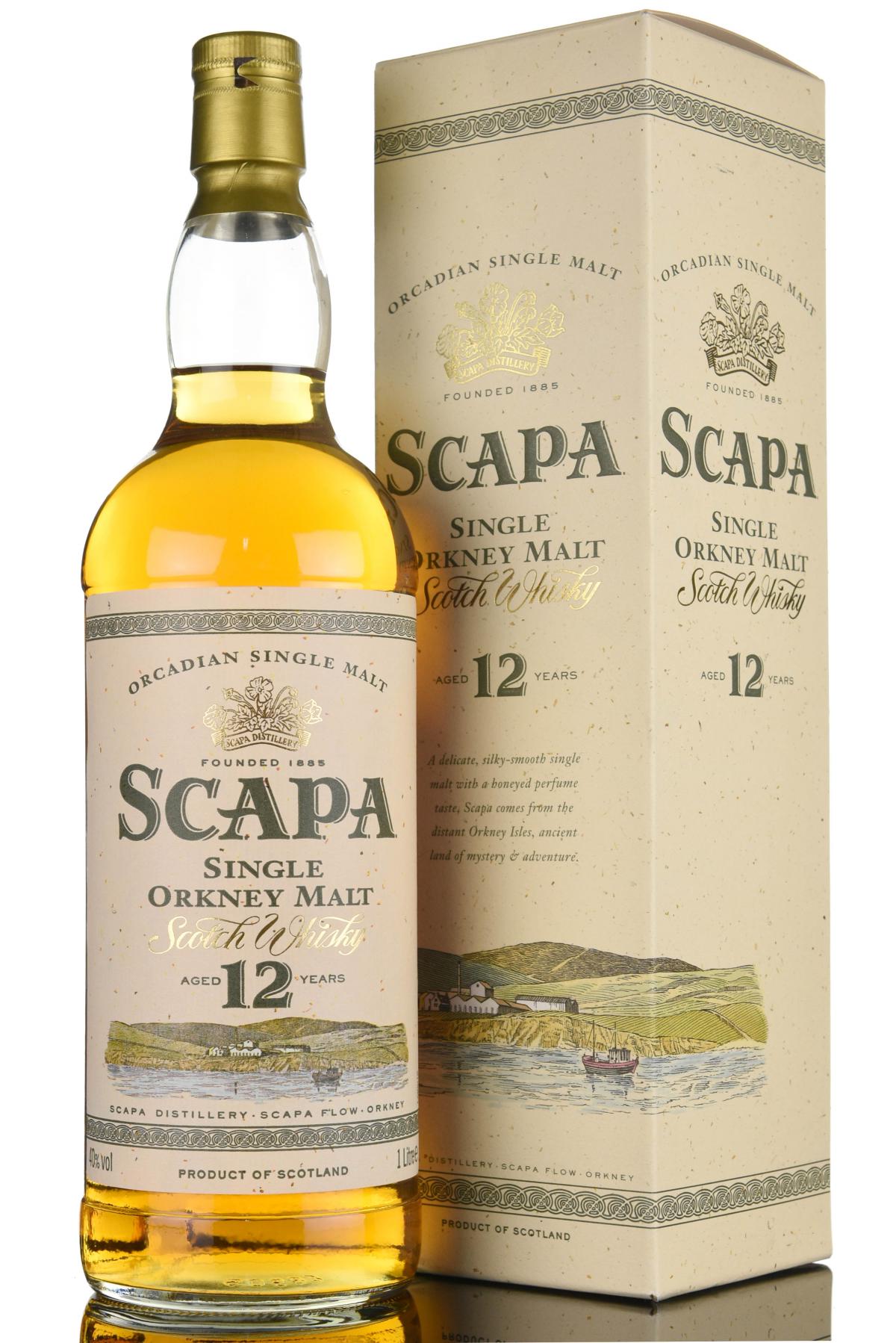 Scapa 12 Year Old - Circa 2000 - 1 Litre
