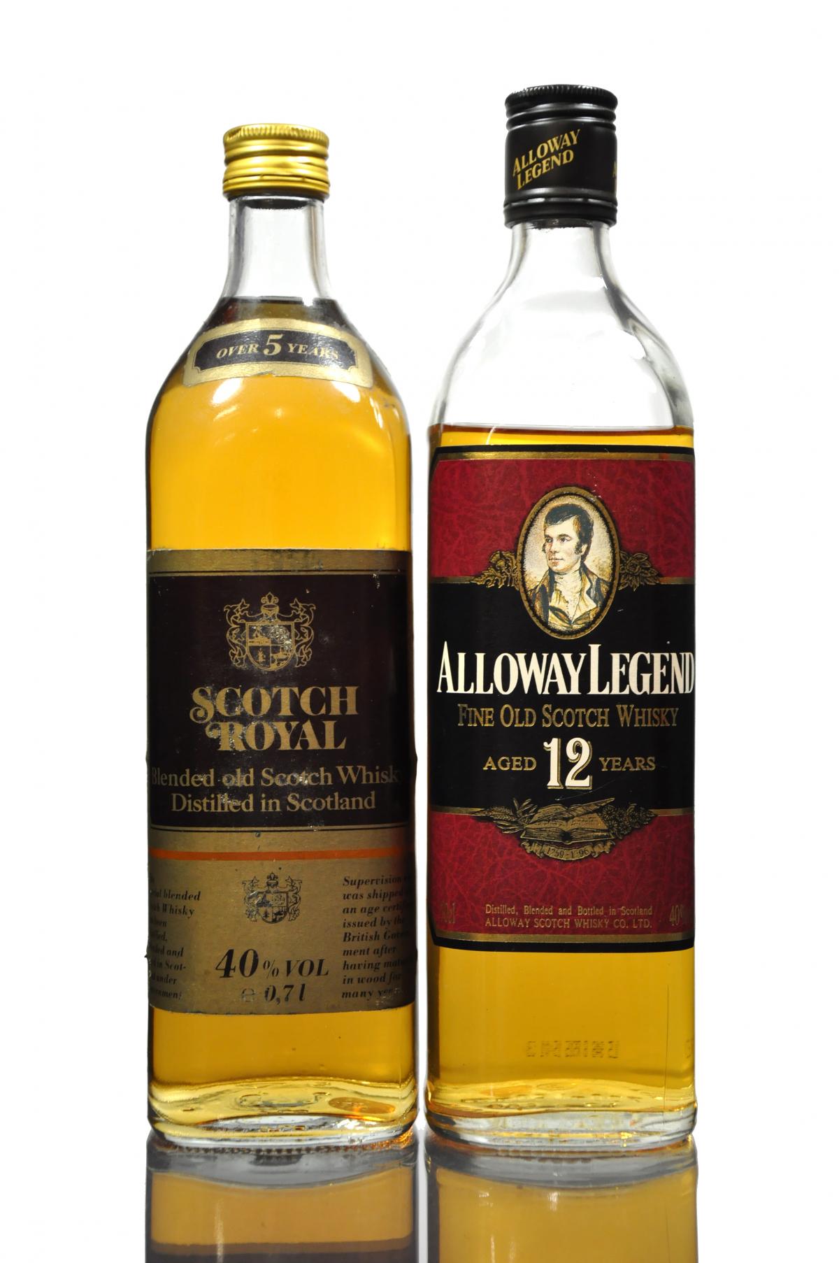 Alloway Legend 12 Year Old - Scotch Royal 5 Year Old