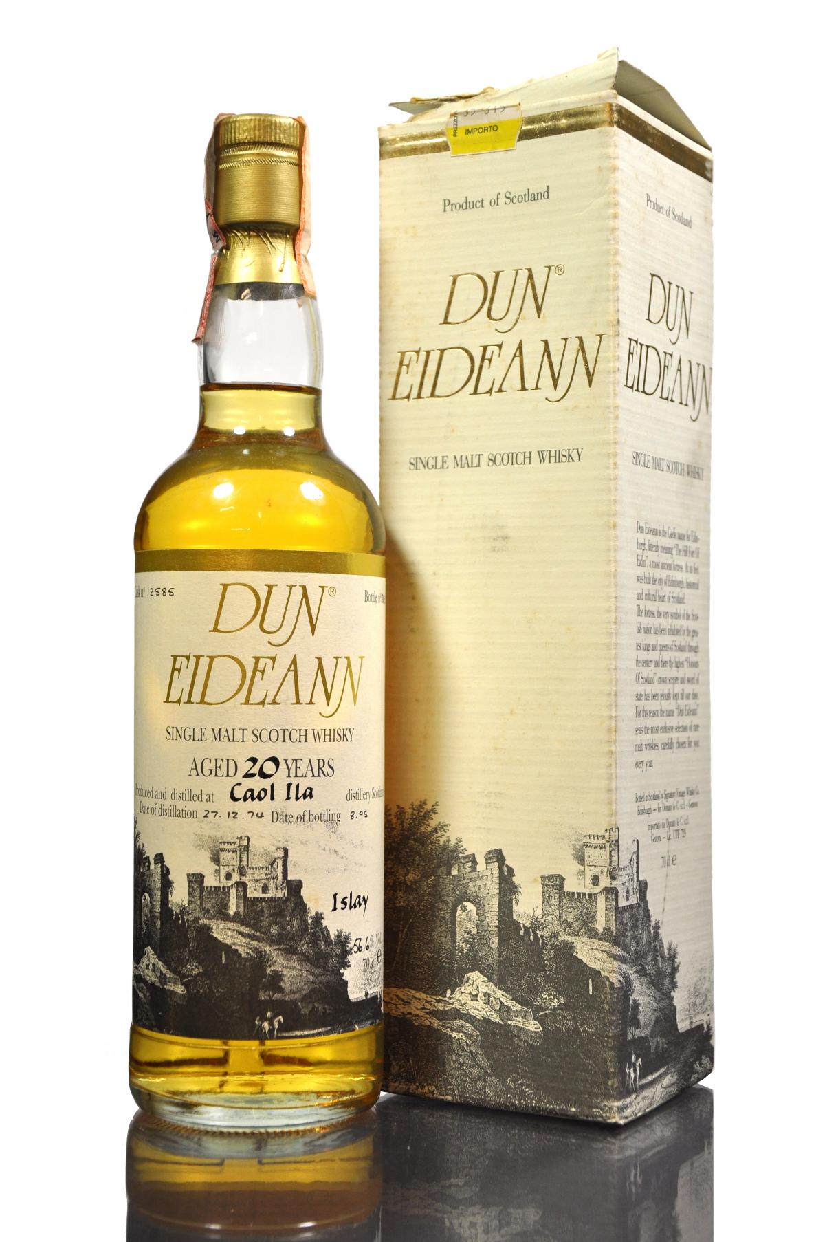 Caol Ila 1974-1995 - 20 Year Old - Dun Eideann