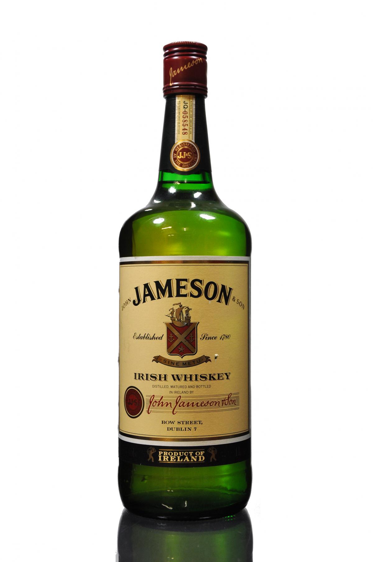 Jameson Irish Whiskey - 1990s - 1 Litre