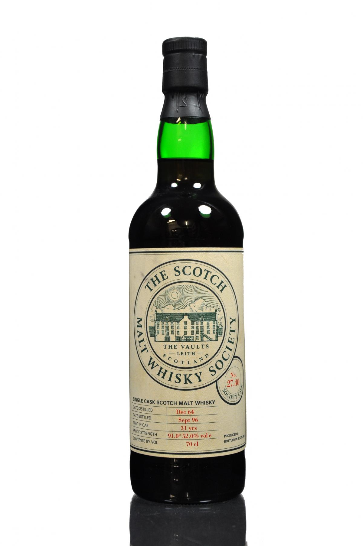 Springbank 1964-1996 - 31 Year Old - SMWS 27.40