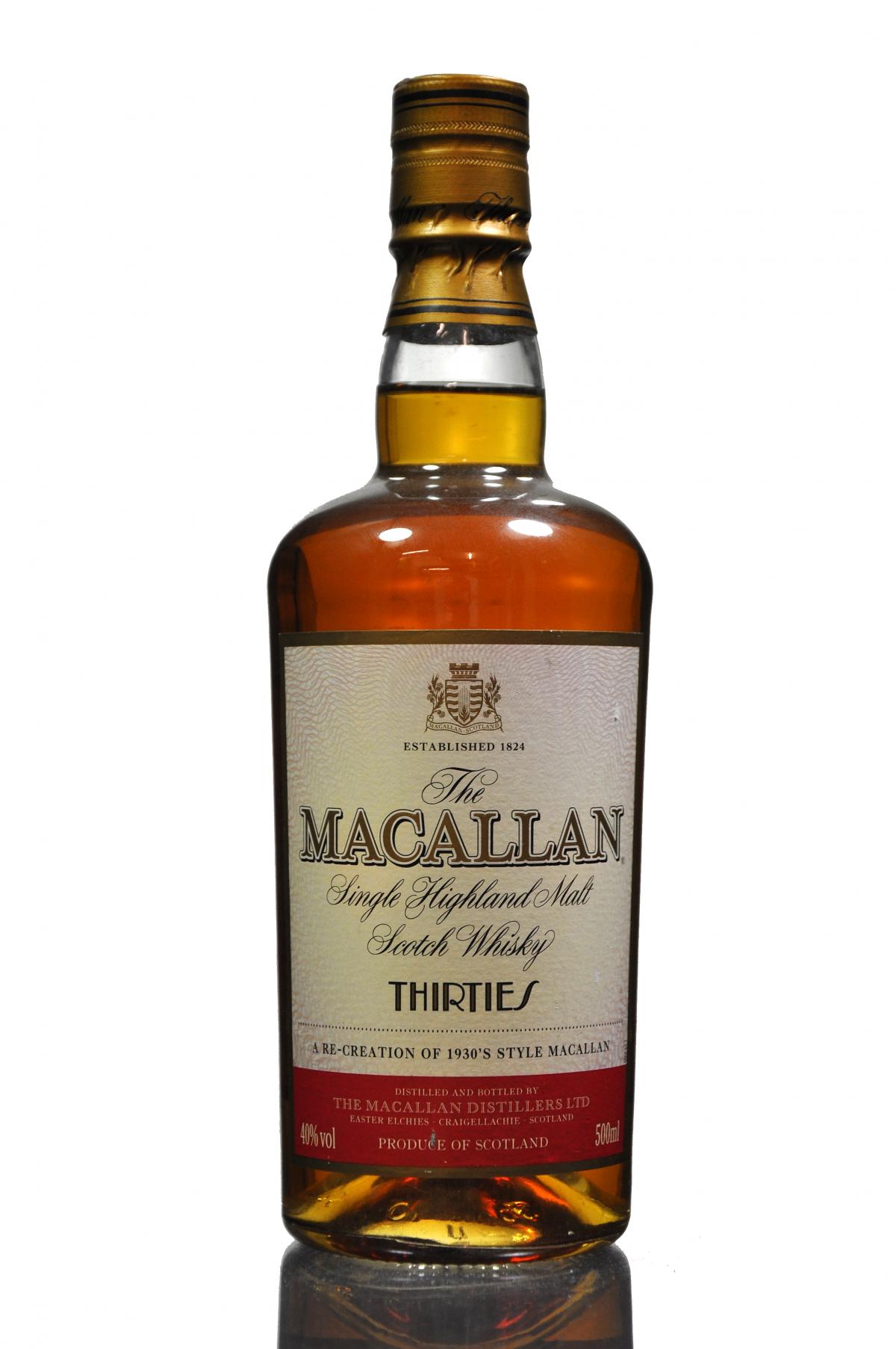 Macallan 1930s Recreation