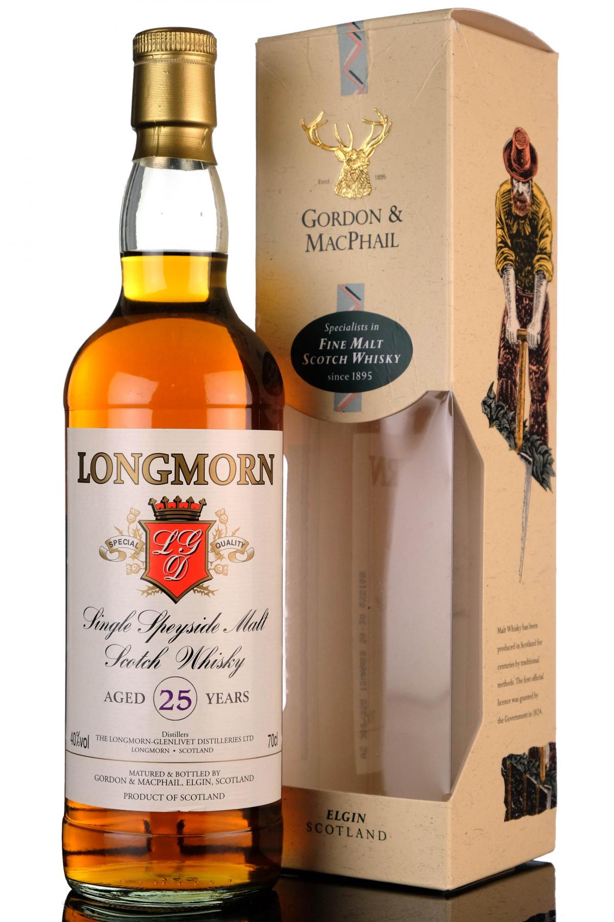 Longmorn 25 Year Old - Gordon & MacPhail