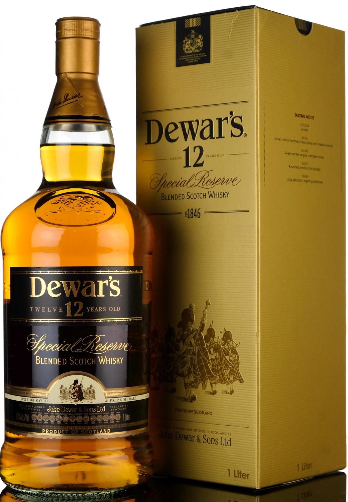 Dewars 12 Year Old - 1 Litre