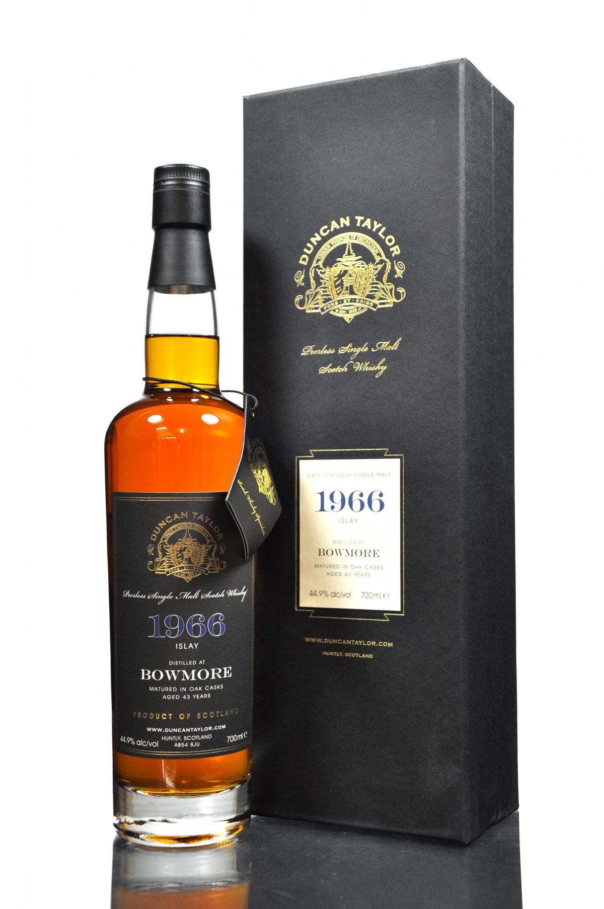 Bowmore 1966-2009 - 43 Year Old - Duncan Taylor - 153 Bottles