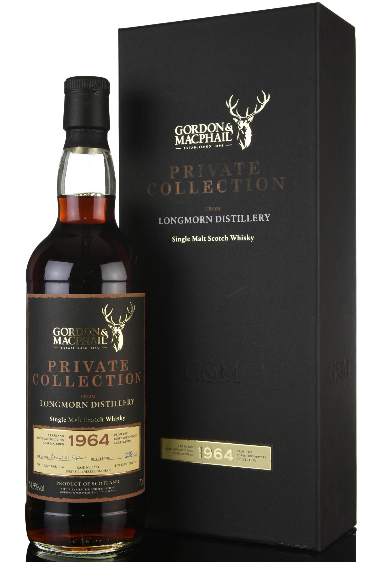 Longmorn 1964-2010 - Private Collection - Single Cask 1534