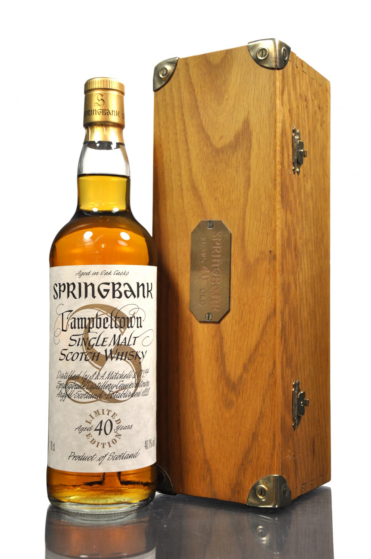 Springbank 40 Year Old - Millennium Edition