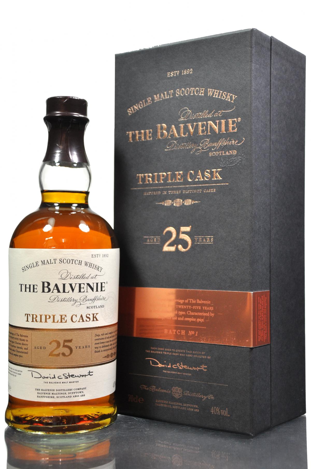 Balvenie 25 Year Old - Triple Cask - Batch 1