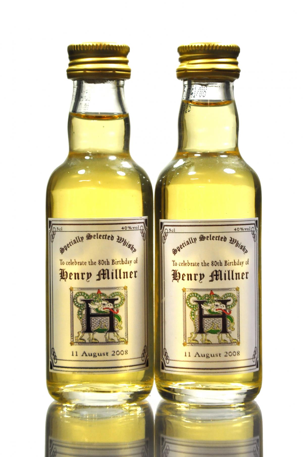 2 x To Celebrate The 80th Birthday Of Henry Millner Miniatures