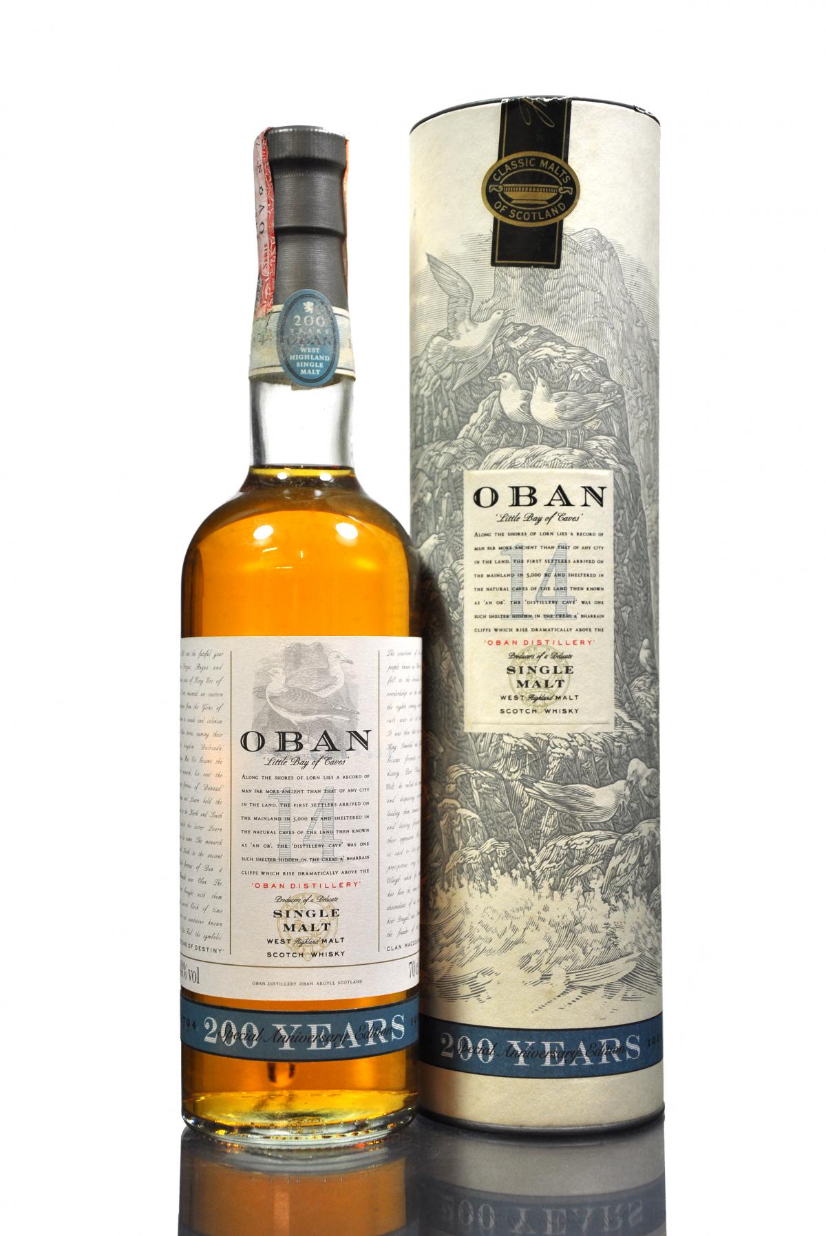 Oban 14 Year Old - 200th Anniversary 1794-1994