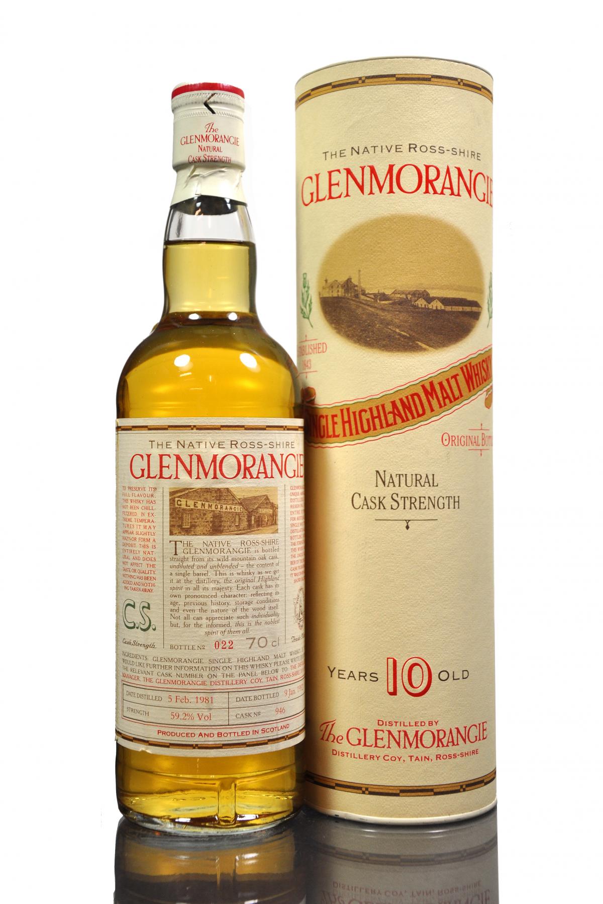 Glenmorangie 1981-1992 - 10 Year Old - Cask 946