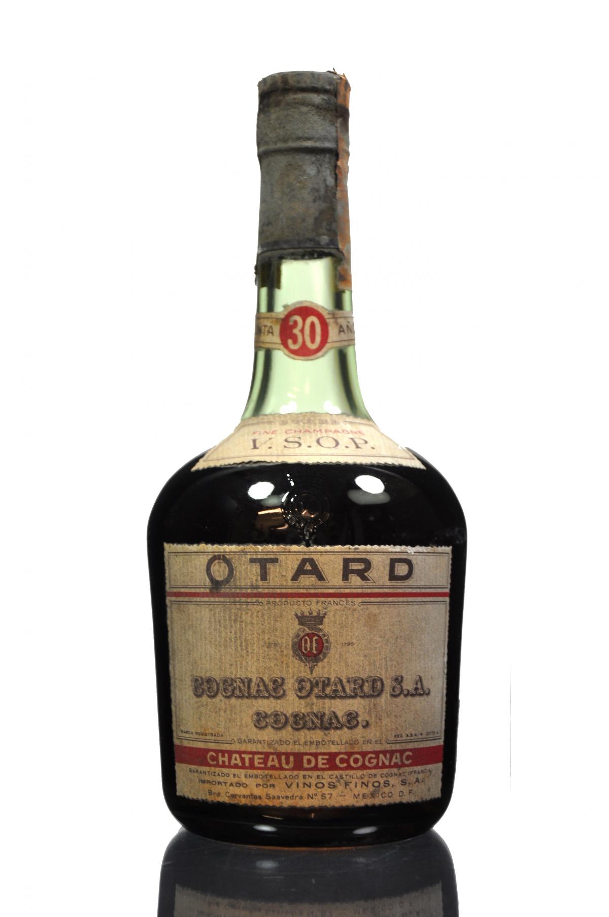Otard 30 Year Old Cognac - Mexican Import - Circa 1960s