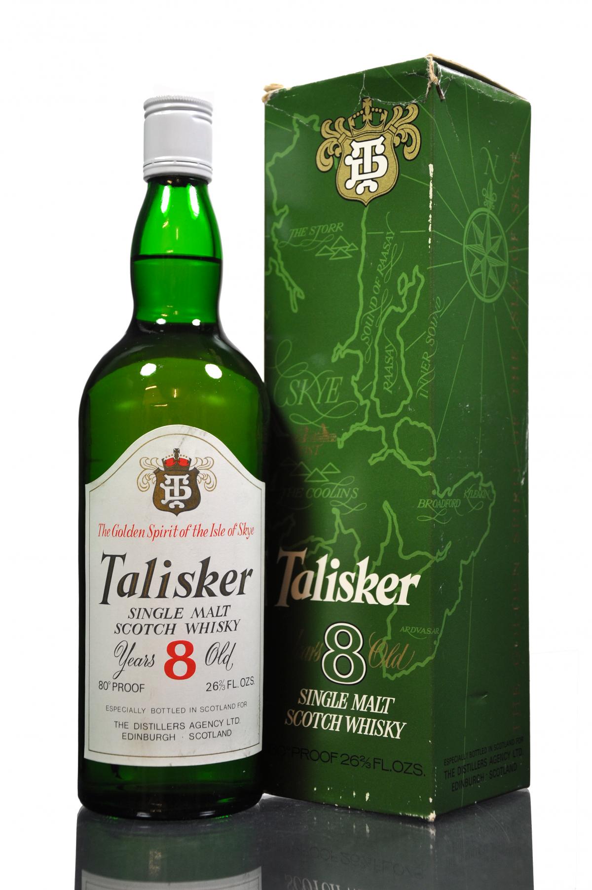 Talisker 8 Year Old - 1970s - 80 Proof