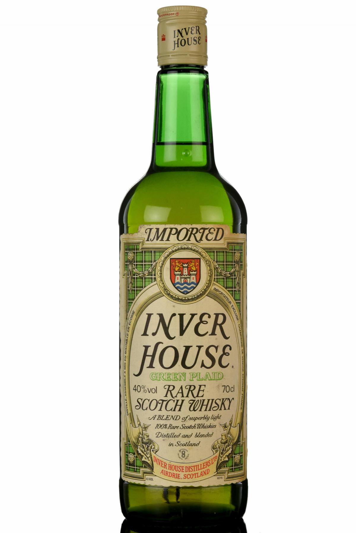 Inver House Green Plaid - 1990s