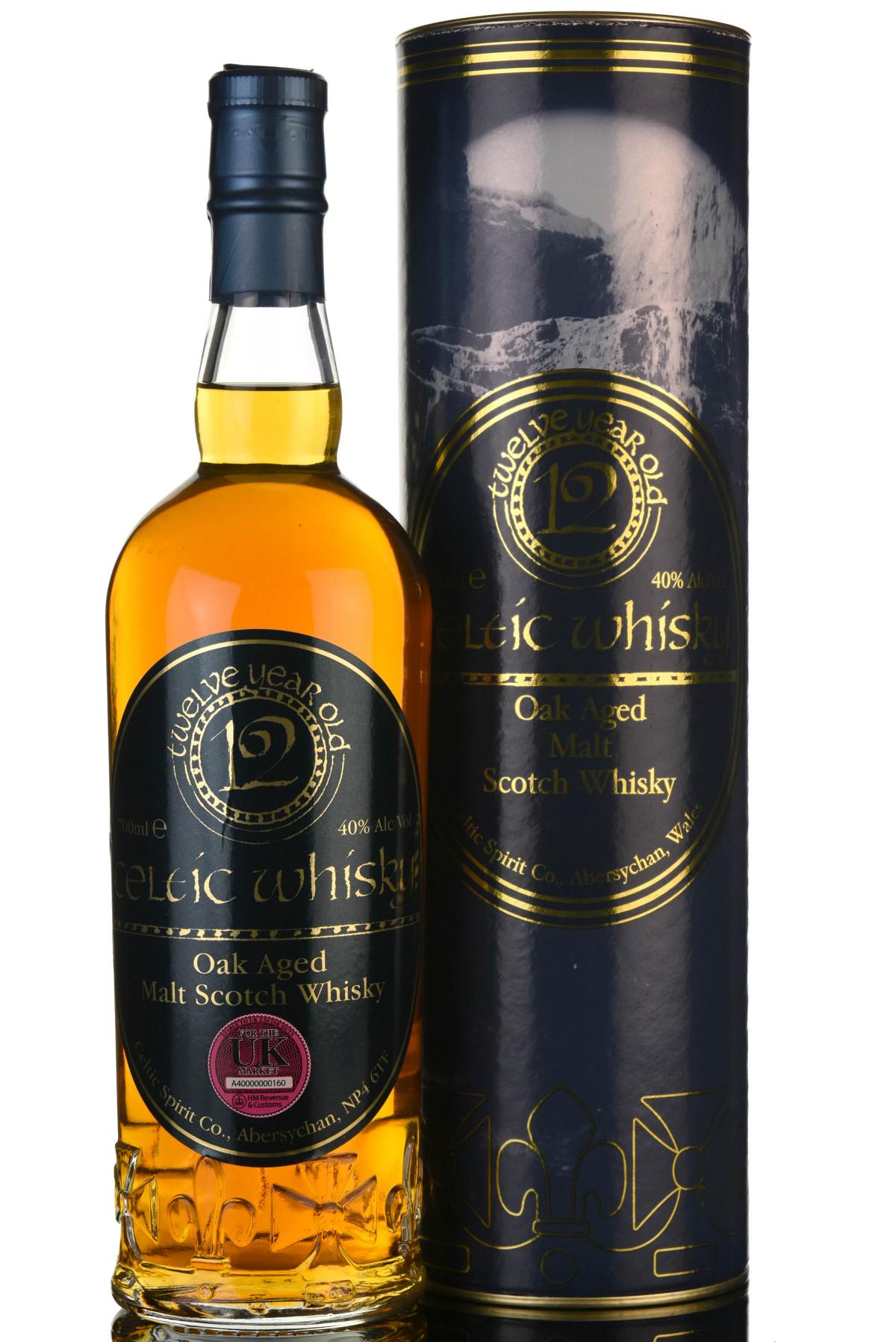 Celtic Whisky 12 Year Old